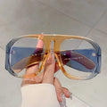 Fashion Colourful Frame for Glasses European&American One Piece Frame Anti Blue Light Glasses Y2K Large Eyeglasses Frames Unisex