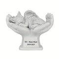 Angel Cat Hand-painted Resin Statue Winged Detail & Serene Design Garden Outdoor Decor Art Gift