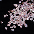 0.3ct 0.4ct Round Shape Pink Lab Diamond High Quality Supplier Starsgem Making Jewelry HPHT VVS Pink Colorful Lab Grown Diamond