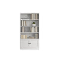 Wall Mounted Bookcase Book Stand 4 5 Layer Open Storage Shelves with Small Cabinet a Bookcase for the Library