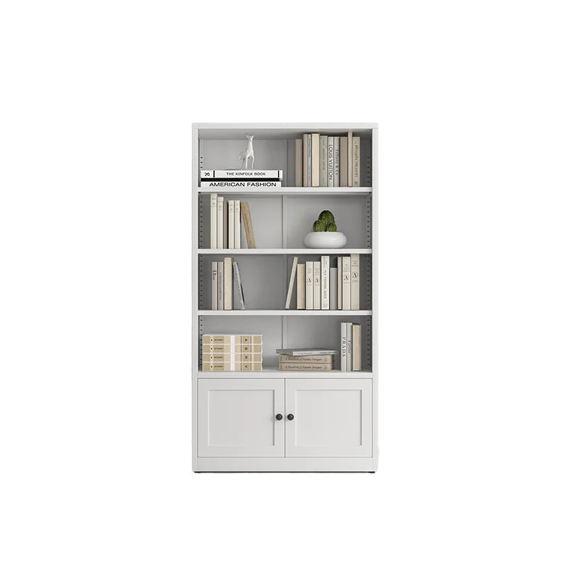 Wall Mounted Bookcase Book Stand 4 5 Layer Open Storage Shelves with Small Cabinet a Bookcase for the Library
