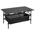Woqi Portable Folding Egg Roll Table for Outdoor Camping & Picnic Modern Design Iron BBQ Folding Furniture