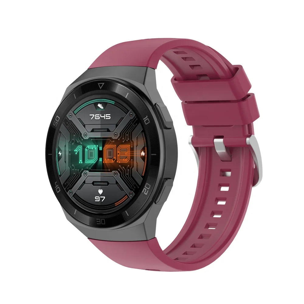Official New TPU Silicone Band Strap for HUAWEI WATCH GT 2e Smart Watch Wristband in Vitality Color Replaceable Watchband Belt