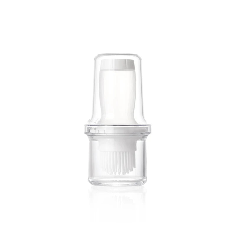 Food Grade Silicone Oil Bottle With Cover BBQ Brush Grilling Oil Bottle Brush