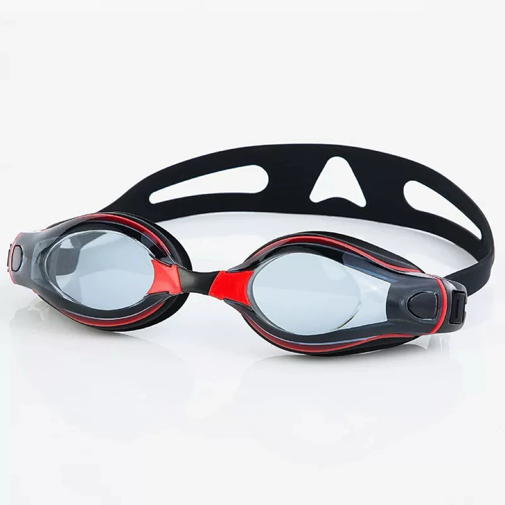 Advanced Adult Anti-Fog Silicone Swim Goggles with Waterproof Mirror Lens for Swimming Pool Competition Training