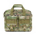Outdoor Tactical Camo MOLLE Commuter Briefcase Waterproof Business Courier Bag Zipper Fashionable Training Ready Computer Bag