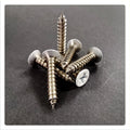 Phillips Countersunk Head Sheet Metal Self Tapping Screws White Paint Screw Special White Screws for air Conditioning Tuyere