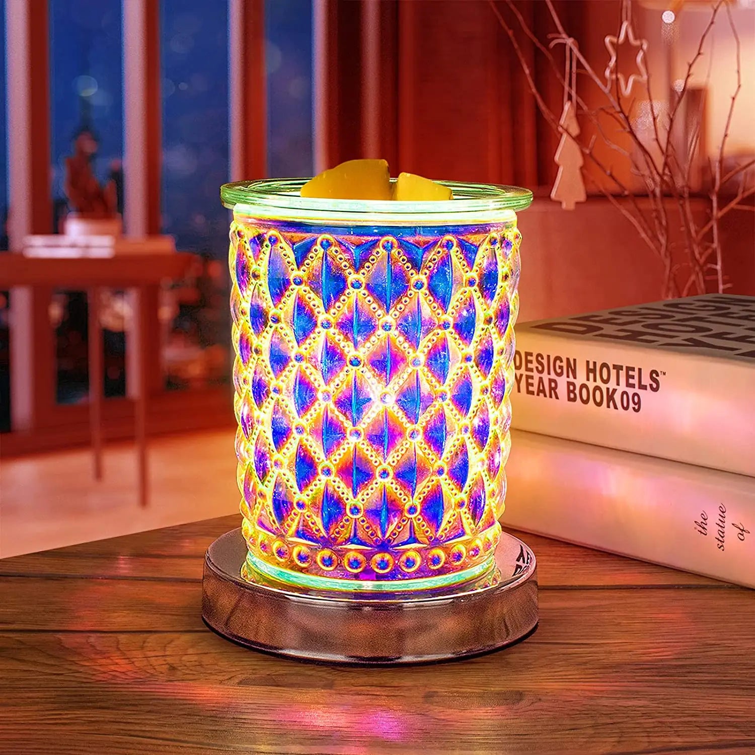 Electric Wax Warmer for Scented Wax 3D Touch Candle Wax Melt Burner Fragrance burner