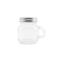 50ml Mini Glass Jar with Handle Small Clear Glass Mug for Honey Food Jelly Sugar Cookie