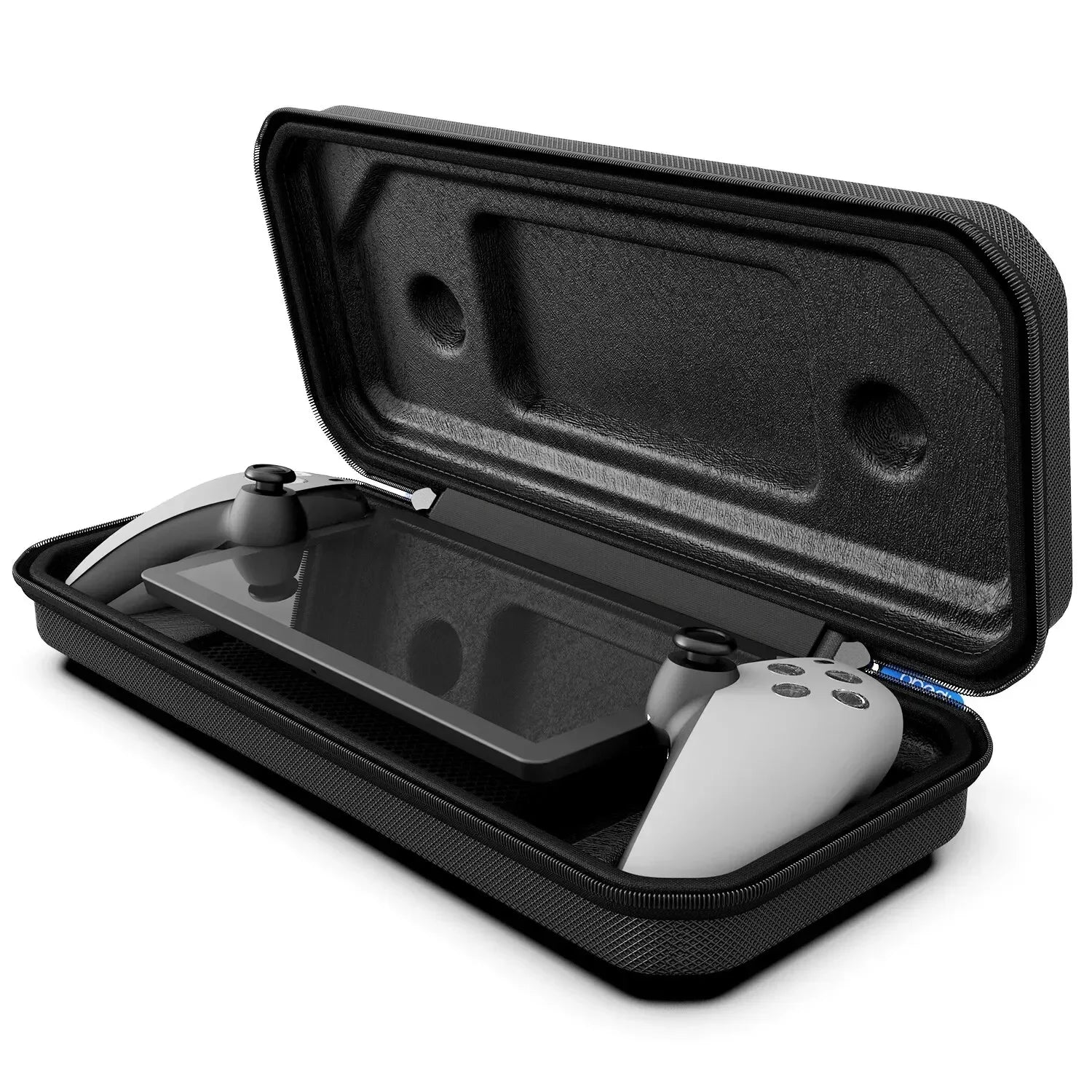 Protective Hard Shell Portable Travel Carry Handbag Full Protective Case Accessories for PlayStation Portal Remote Player-Black