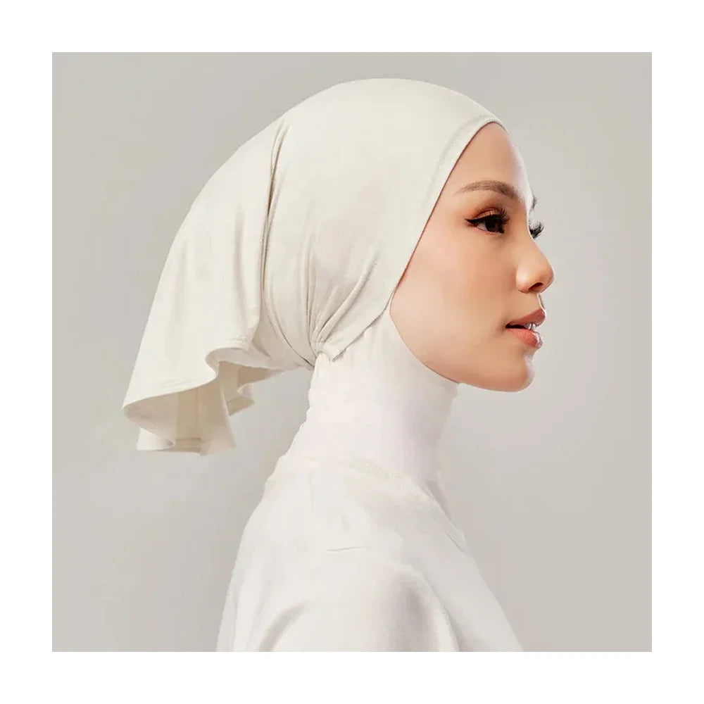Wholesale Custom Hijab Undercaps Hat Jersey Cotton Cheaper Breathable Muslim Malaysia Muslim Women Modal Inner Hijab Scarf Cap
