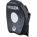 Hot Thai Type Boxing Pads Thai Kick Boxing Focus Mitts Foot Target Wolon Leather Black and Red Free Size