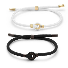 Recyclable Rope Unisex Bracelet Adjustable Stainless Steel Surfrider Bracelet Father's Day Gift