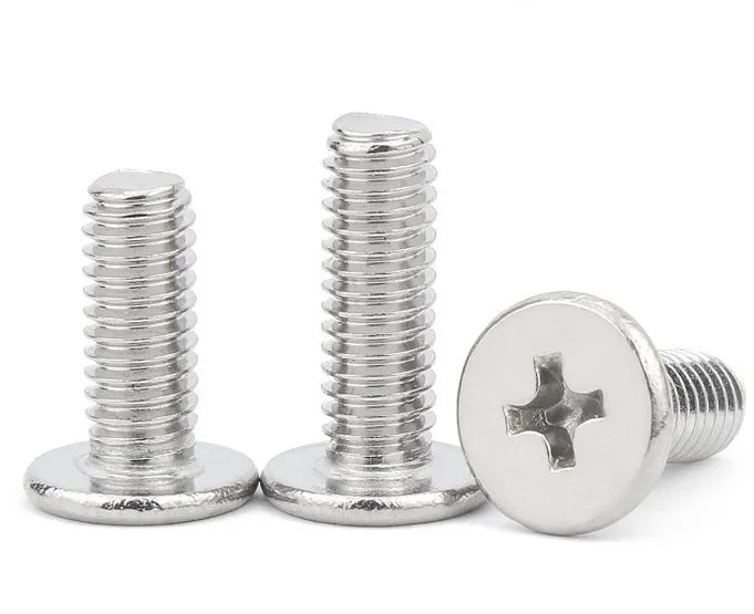 M1.4-M6 304 Stainless Steel Flat Cross Thin CM Head Thumb Hand Screws