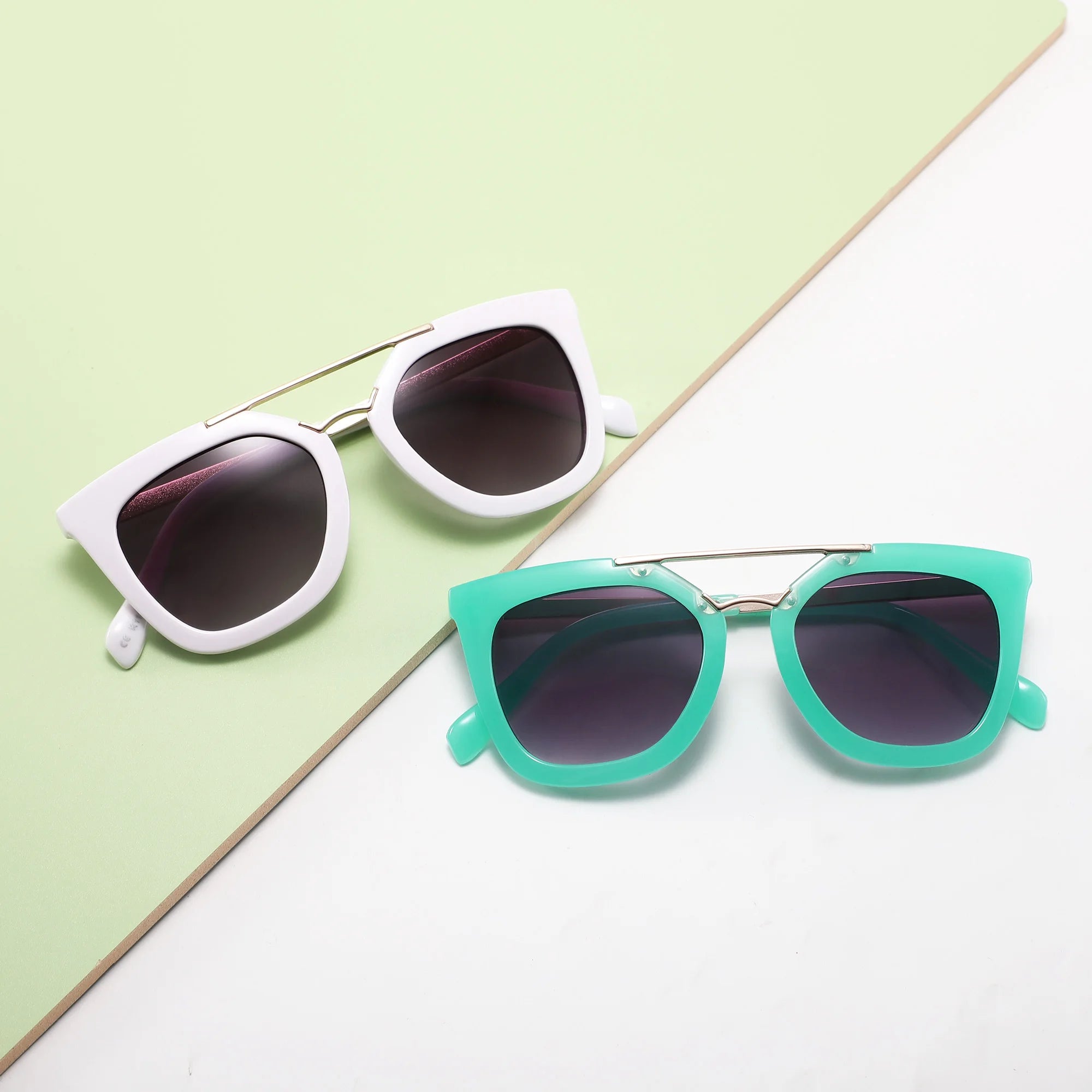 2023 New Design Cute PC Metal Sunglasses Outdoor UV400 Round Frame Trendy Kids Sunglasses