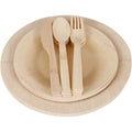 Estick Wholesale Eco-friendly Food Grade Bamboo Disposable Plate Serving Tray Washable Customizable Logo Different Sizes