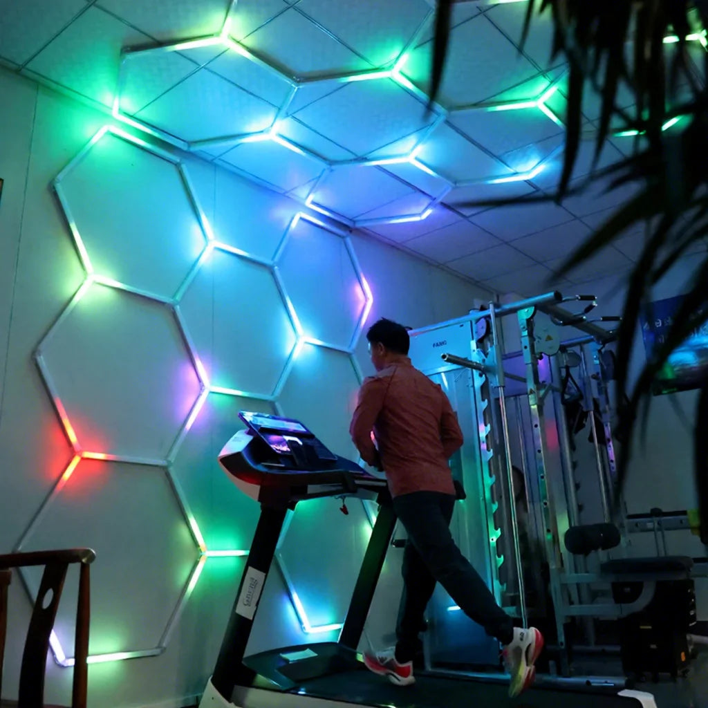 Modern Honeycomb Bright Colorful Creative Decoration Hexagonal Led Light Rgb
