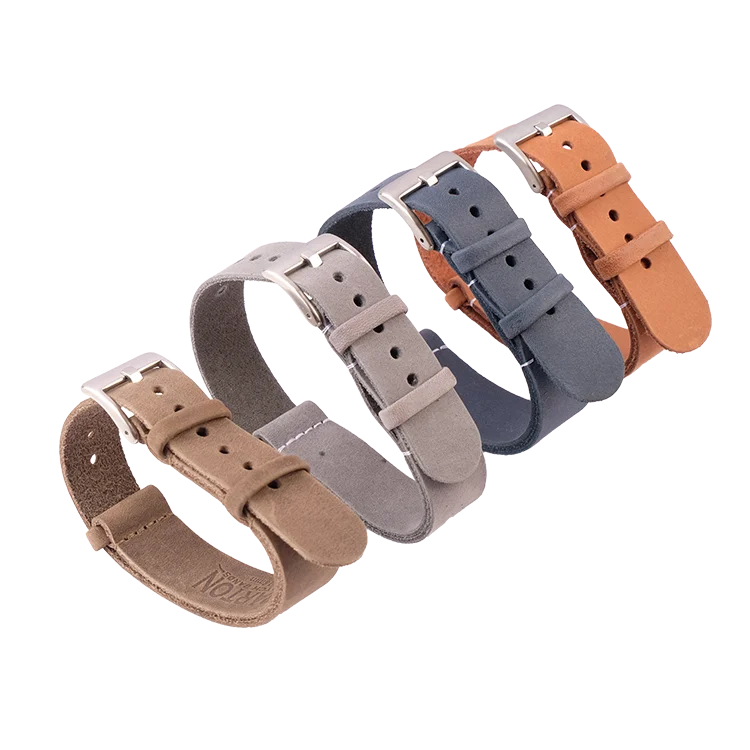 Luxury Men's Chinese Watches with Black Cow Hide Genuine Leather Strap Competitive Price