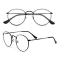 Luxury Stainless Steel Eyeglasses Frame with Print Pattern Optical Metal Eye Glasses Case Eyewear Frames for Eye Glasses