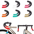 Gradient Color Road Bike Handlebar Tape Anti-slip Shock-absorbing Fixed Gear Double-color Bicycle Bent Leather
