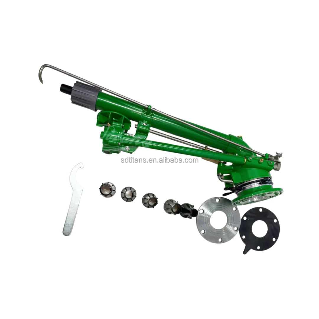 Titans CE Certified 65M Long Range Rain Gun Sprinkler 360 Gear Drive for Agriculture Farm Irrigation