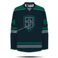 Custom Children's Ice Hockey Jersey with Embroidery 100% Polyester Quick Dry & Eco-Friendly OEM Service