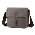 LYMECH Fashion  Washed Vintage Cotton Canvas  Side Chest Sling Crossbody Luggage Travel Shoulder Messenger Bag for Men Women