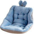 Semi-Enclosed Single Seat CushionSuper Soft Shell Velvet Back CushionThick Butt Cushion Rabbit Ear Cushions for Home Office