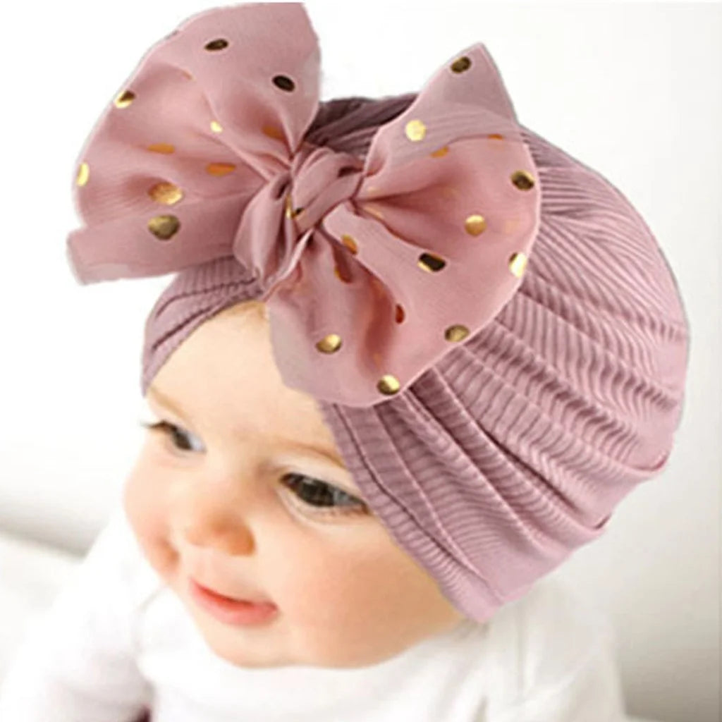 WD-A461 Toddler Bow Head Cap Wrap Cap for Boys and Girls Wholesale Bulk Baby Cap