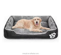 Small Rectangle Orthopedic Dog Bed Breathable Organic Cotton Filled Waterproof Oxford Cloth Cute Solid Pattern for Small Animals