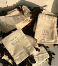 UP RUNNING Small Fabric Shopping Dust Grocery Bag Custom Drawstring Cotton Bag with Logo