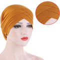 New Elastic Fabric Has Three Crossed Indian Hats on the Forehead That Can Hide Hair a Headscarf and a Bottom Hat