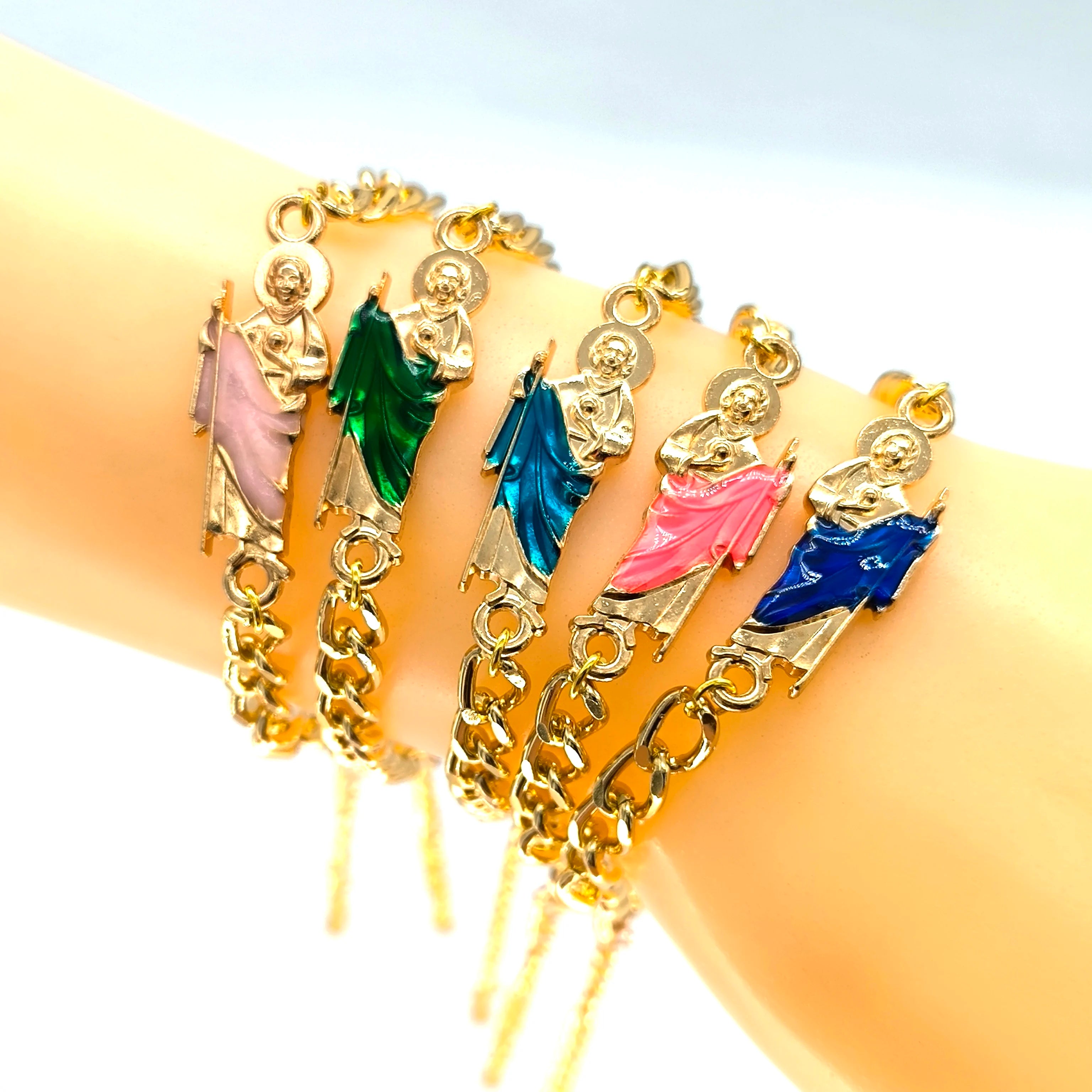 LC202311151 Wholesale Fashion Latest Handmade Religious Charm Rosary Chain Jewelry