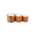 Wholesale 18/410 20/410 Wooden Bamboo Cap 24/410 White Black Plastic Disc Top Cap for Cosmetic Bottles