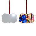 Prosub Wholesale Sublimation Christmas Blank Various Style Aluminum Sublimation Christmas Ornaments