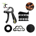 Hand Gripper Set Strength Trainer Counting Forearm Strengthener Workout Kit 5 Packs Adjustable Resistance Hand Grip Strengthen