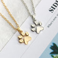 Wholesale Fashion Jewelry Pet Memorial Cat Dog Paw Print Pendant Necklace