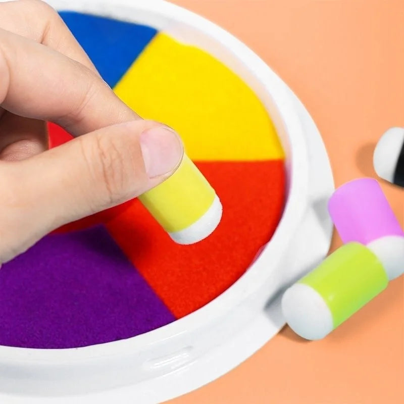 Woxin Finger Paint Kits Brushes Gloves Applicators Sleeves Art Tools for Kids and Creative Artists