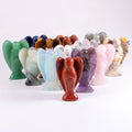 Natural Stone Crafts Angel Virgin Mary Crystal Statue Healing Crystal Travel Souvenir
