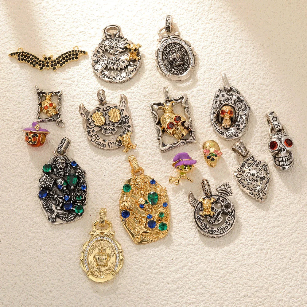 Designer Charms Cute Trinkets Charms Pendants Jewelry Making Gold Pendant Jewelry Accessories Crafts Charms Bulk Necklace