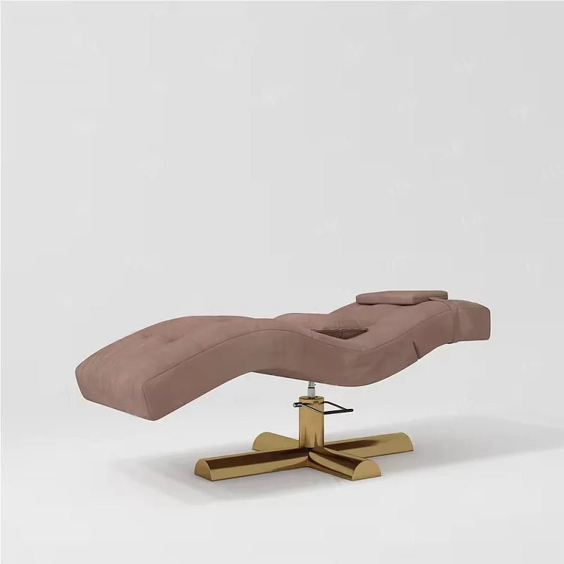 New Design Beauty Salon Eyelash Tattoo Chair Adjustable Lift Treatment Table Custom Curve Lash Extension Bed MegaBDM
