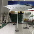38mm Mid Pole Umbrella 8 Ribs Outdoor Canopy Water Base Decorative Indian Umbrellas Beach Lounge Chairs with Umbrellas Table
