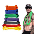 Custom Logo 208 Cm Fitness Circle Bandas De Resistencia Exercise Stretch Resistance Bands Set/Rubber Exercise Power Pull up Band