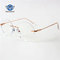 Teenyoun 2024 Vintage Frameless Glasses Frame Women Glasses Frame Optical Eyeglasses Wholesale