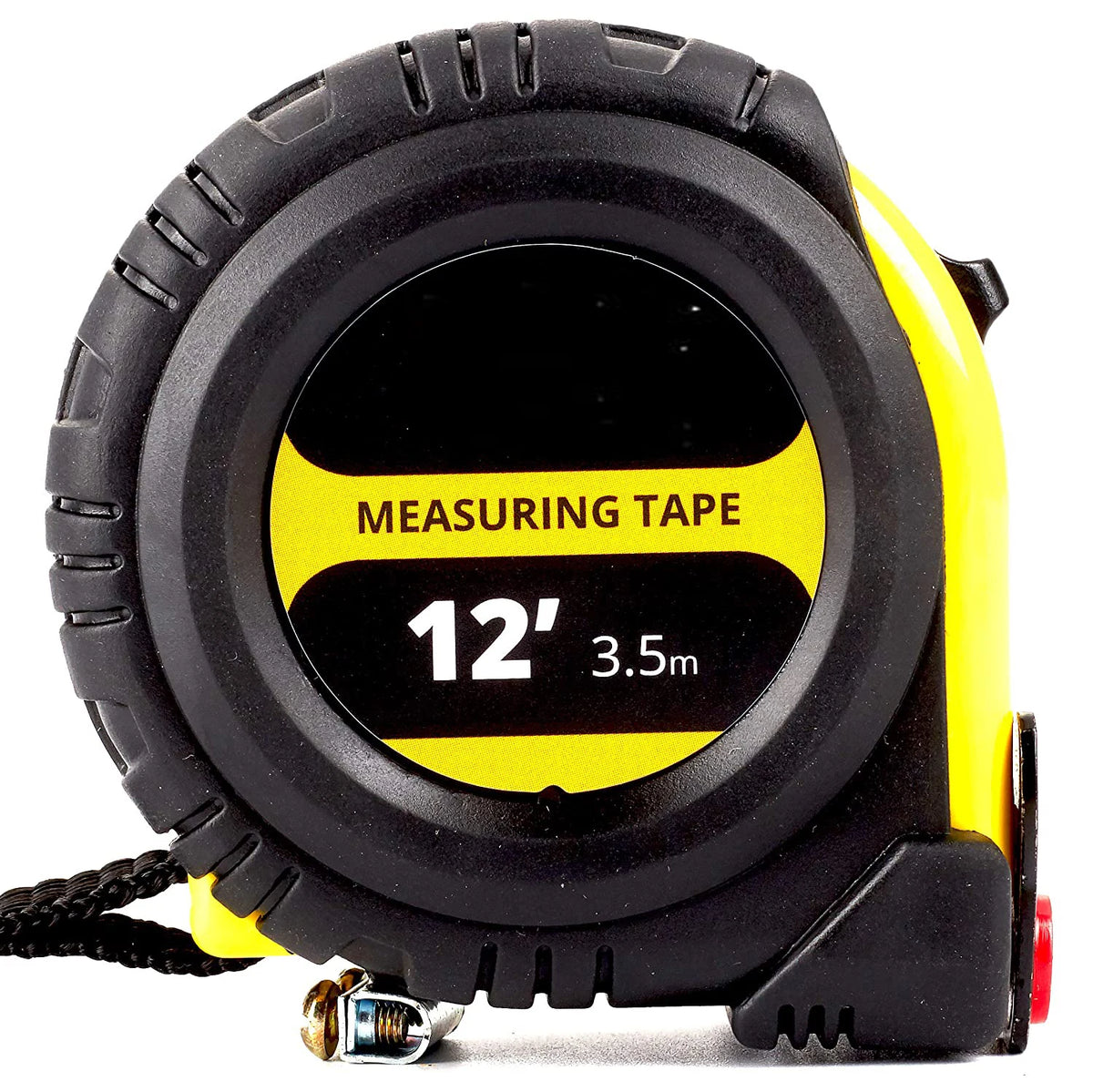 12FT Heavy Duty Tape Measure with Magnetic Hook - Dual Sided Easy Read Ruler Retractable for Construction/Sewing/DIY