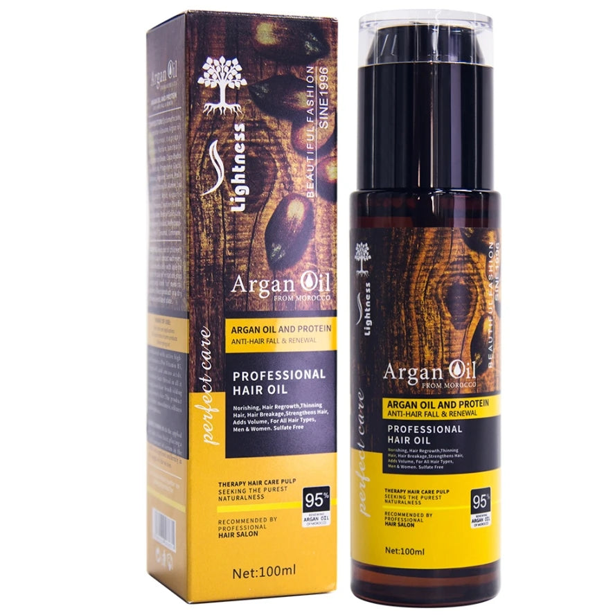 Hot Sale Best Repair Keratin Hair Serum Smoothing Collagen Care Products Organic Treatment Argan Oil Hair Oil