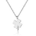 Trendy 925 Sterling Silver Clover Pendant Necklace Beautiful Birthday Gift with Rhodium Plating for Weddings