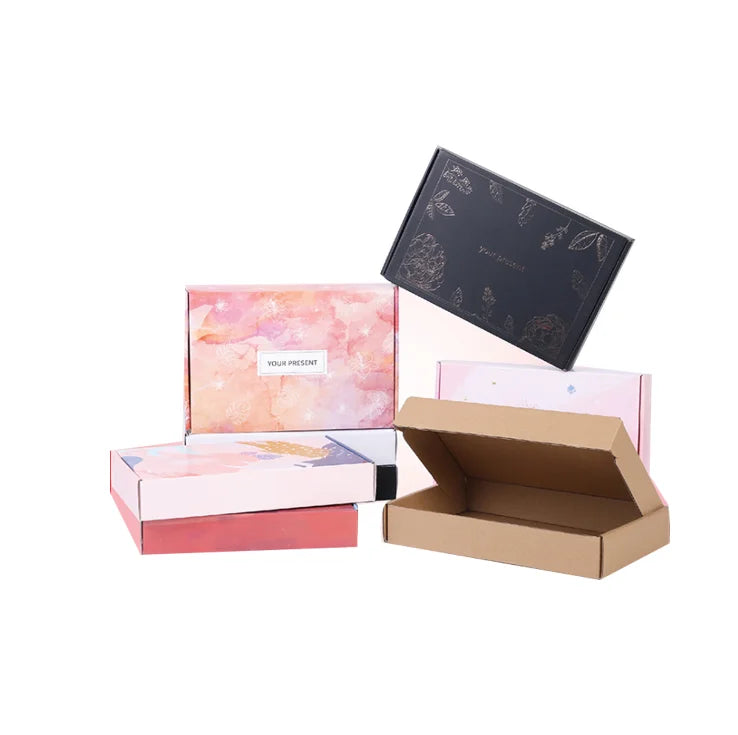 Factory sales low price color custom your own logo paper clothing carton airplane mailing box