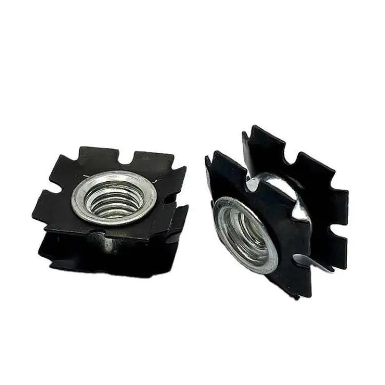 OEM Custom Square Tube Star Nut 25 * 25 M8 Bicycle NUTS 28*28 M6