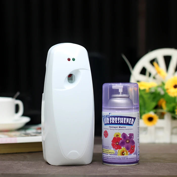 Home Indoor Wall-mounted Automatic Adjustable Air Freshener Fragrance Aerosol Spray Dispenser Air Freshener Dispenser